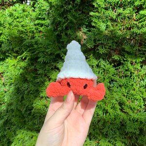 FREE WITH BUNDLE - Small Hermit Crab Crochet Plush